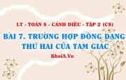 Trường hợp đồng dạng thứ Hai của tam giác: Cạnh-Góc-Cạnh?...